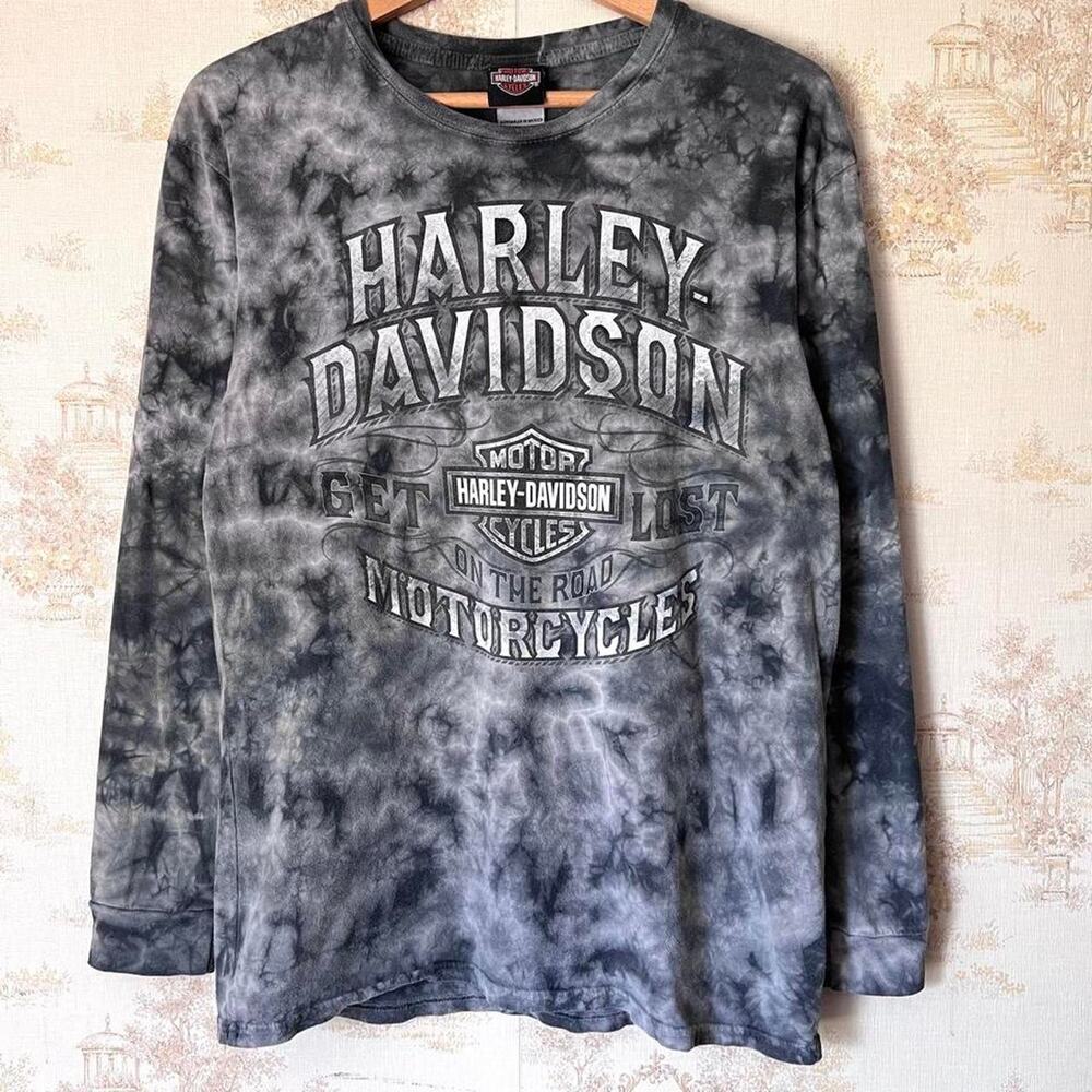 Harley-Davidson Mile High Denver Long Sleeve T-Shirt | Tie-Dye | M